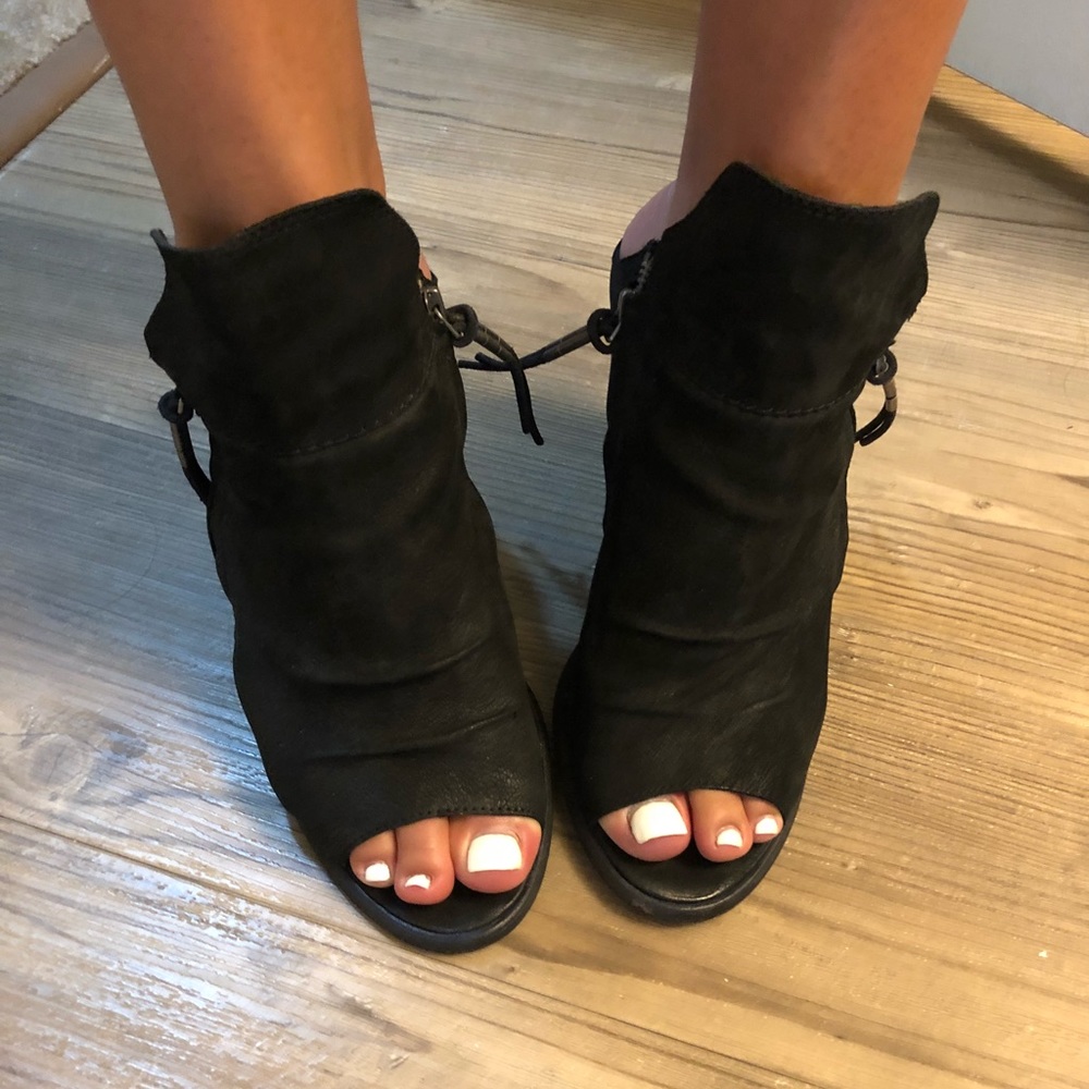 Dolce Vita Leather Mule Booties